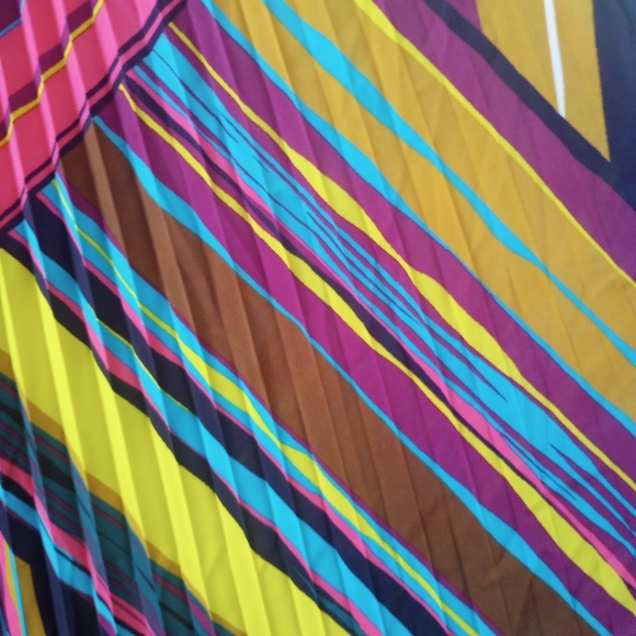 Calvin Klein Multi Color Trapeze Dress Size 2 - Picture 4 of 6